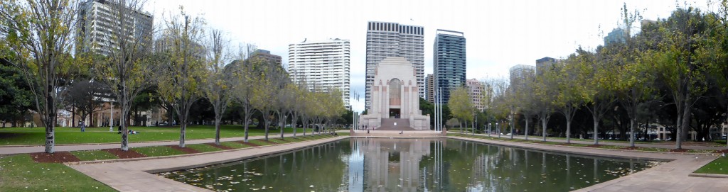 Gebäude im Hydepark, Sydney zum Gedenken an das ANZAC