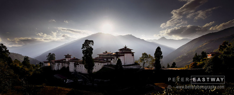 Trongsa Dzong in Bhutan