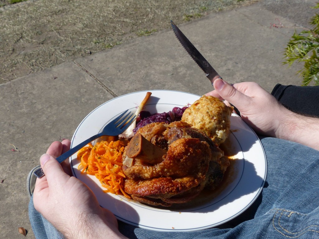 Schweinshaxe im Concordia Club