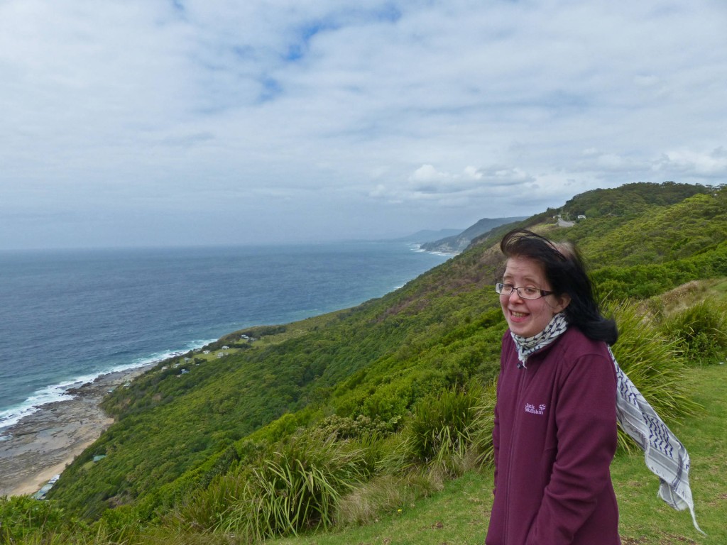 Alina im Royal National Park an der Küste