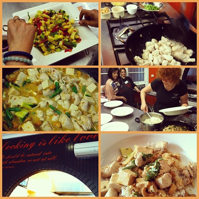 Instagram Kollage vom Thai Kochkurs