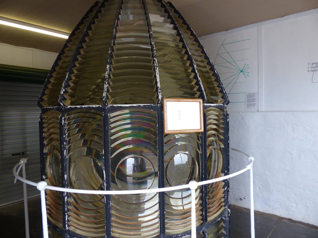 alte Linse vom Cape Willoughby Leuchtturm