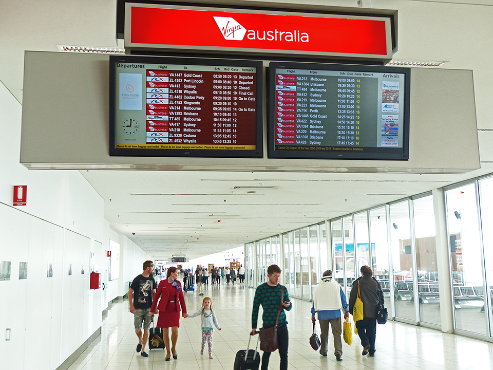 Flughafen Adelaide - Abschied von South Australia - auf an die Ostküste ^.^